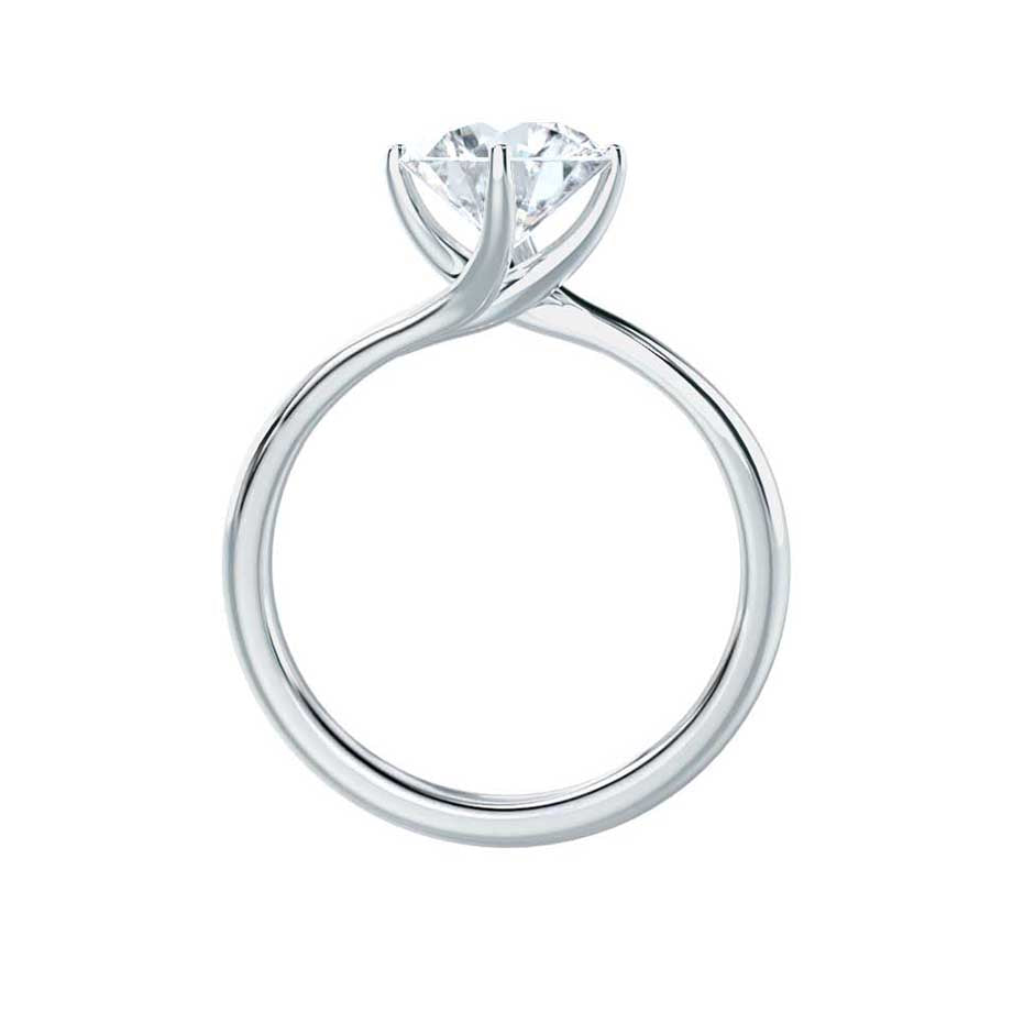 1.20 CT Round Solitaire CVD E/VS2 Diamond Engagement Ring