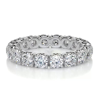 2.4ct Round EF- VVS Diamond Full Eternity Stackable Wedding Band