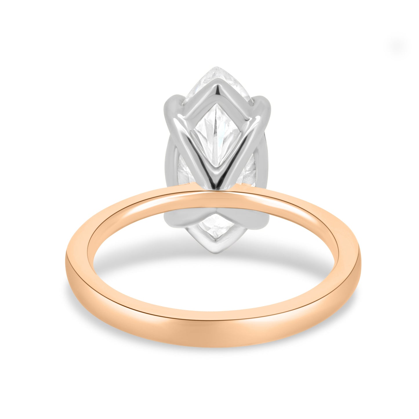 1.50 CT Marquise Solitaire CVD F/VS1 Diamond Engagement Ring