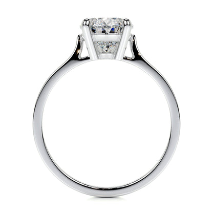 2.0 CT Round Solitaire CVD E/VS2 Diamond Engagement Ring