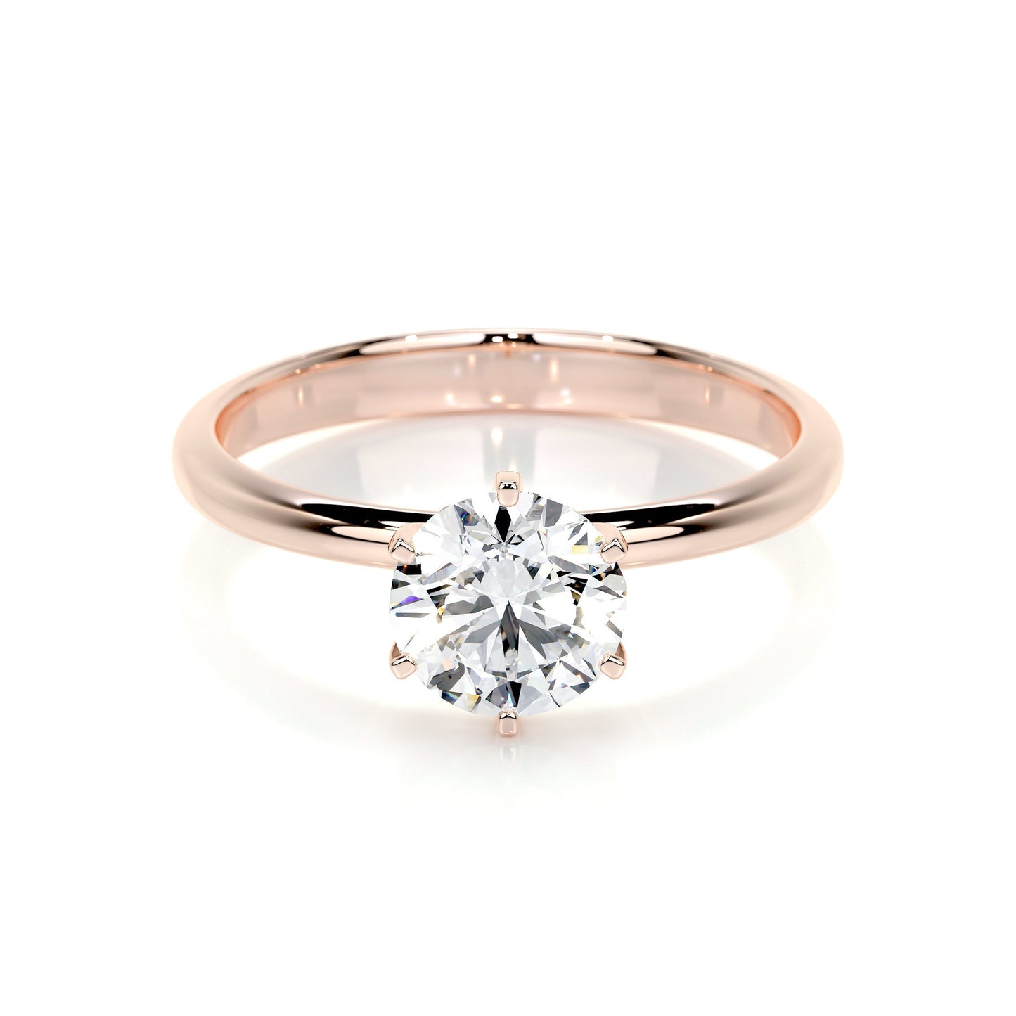 1.0 CT Marquise Solitaire CVD F/VS2 Diamond Engagement Ring