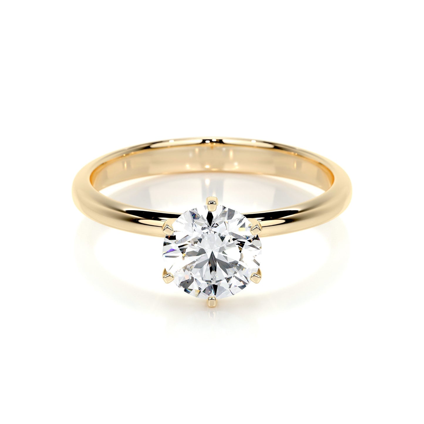 1.0 CT Marquise Solitaire CVD F/VS2 Diamond Engagement Ring