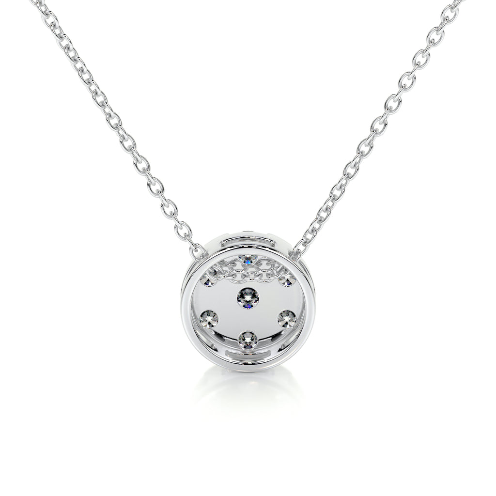 0.50 TCW Round CVD F/VS Diamond Necklace