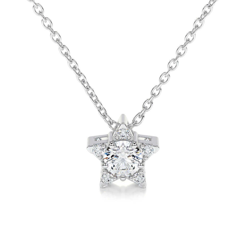 0.25 CT Round CVD F/VS Diamond Necklace