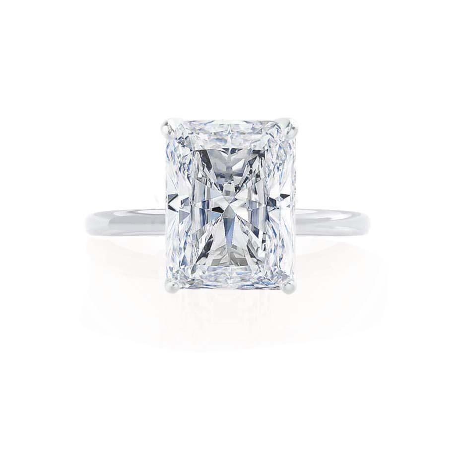 1.20 CT Radiant Solitaire CVD E/VVS2 Diamond Engagement Ring