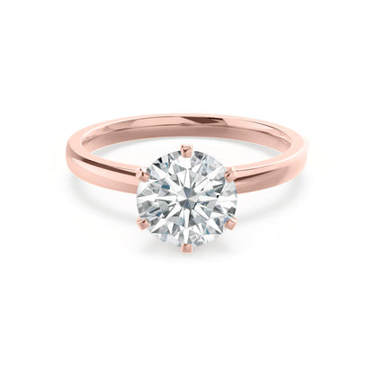 1.50 CT Round Solitaire CVD E/VVS1 Diamond Engagement Ring